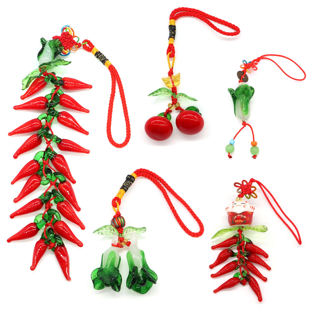 Car Accessories Bangi - Maskotka Bogactwo Szczęście Mosiężna Moneta Chili