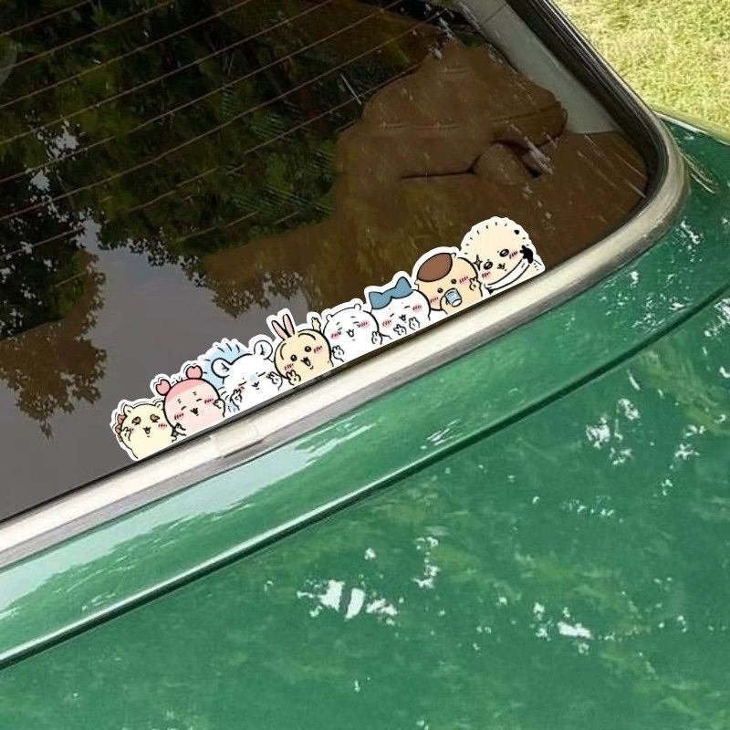 Car Accessories Girly - Urocza naklejka statyczna na szybę samochodu