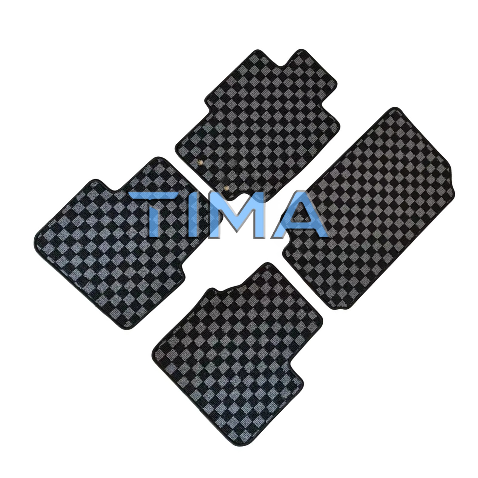 Car Accessories Jdm - Dywaniki samochodowe w stylu szachownicy JDM,