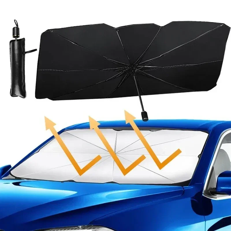 Car Accessories For Interior - 1 SZT. Parasolka przeciwsłoneczna do samochodu,