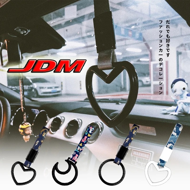 Car Accessories Jdm - JDM Tsurikawa z okrągłym pierścieniem w