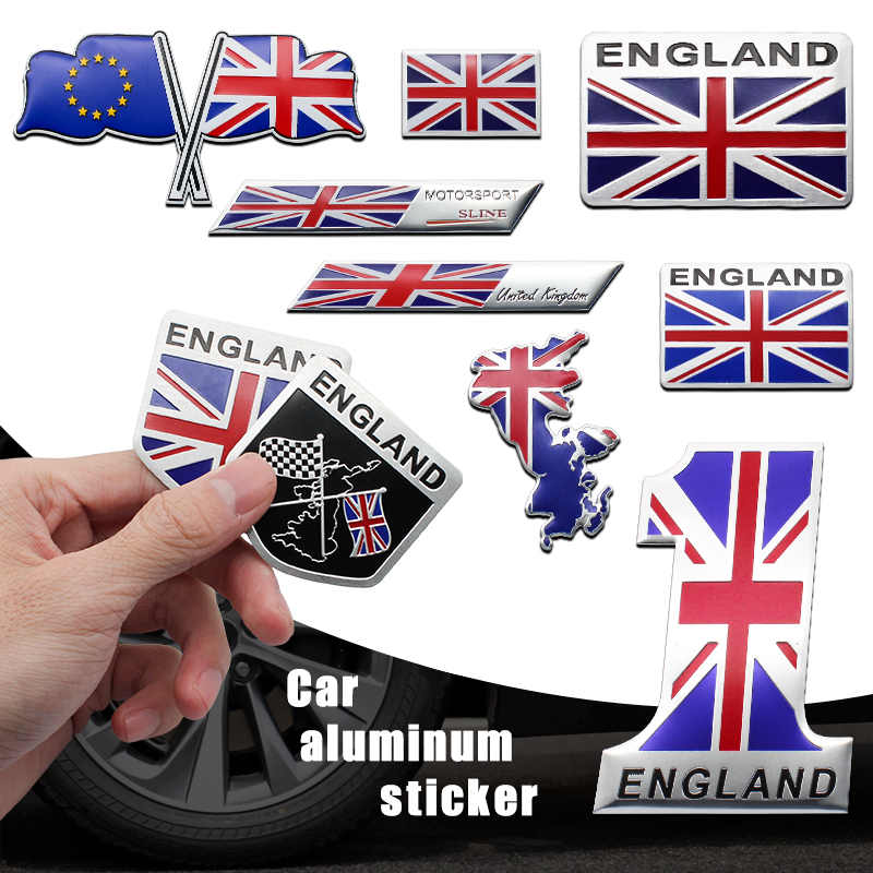 Car Accessories Uk - 3D Aluminiowa ENGLAND Anglia Wielka Brytania