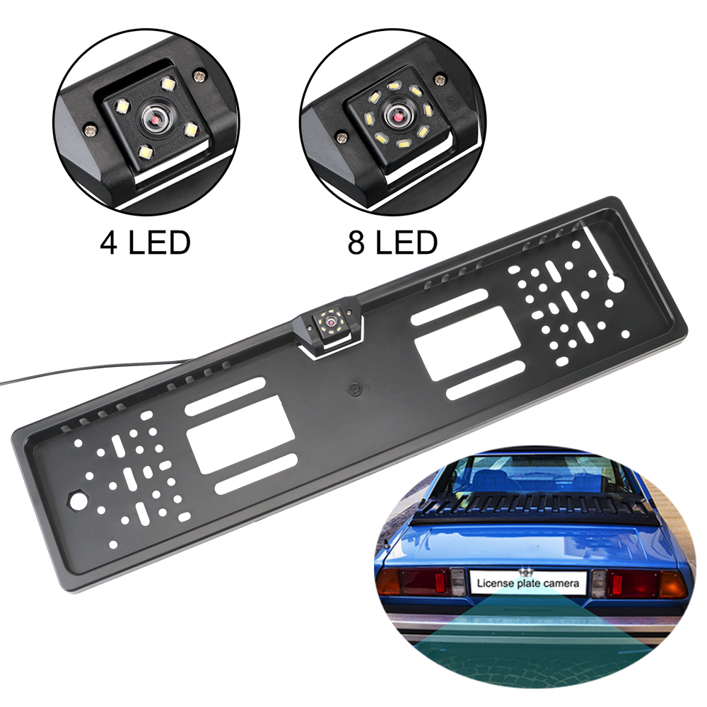 Car Accessories Uk - 12V Samochodowa kamera cofania 4/8 LED