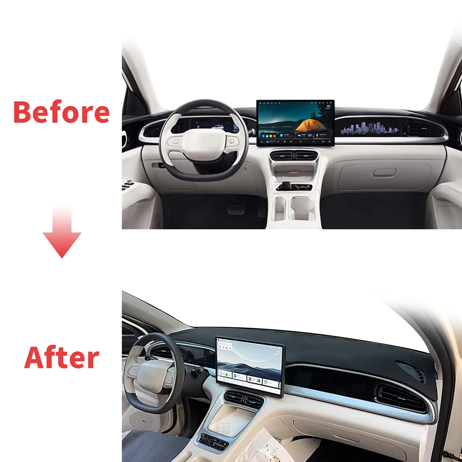 Pasuje do Geely EX2 Proton EMa – Car Anti-Slip Dashboard Mat recenzja i cena