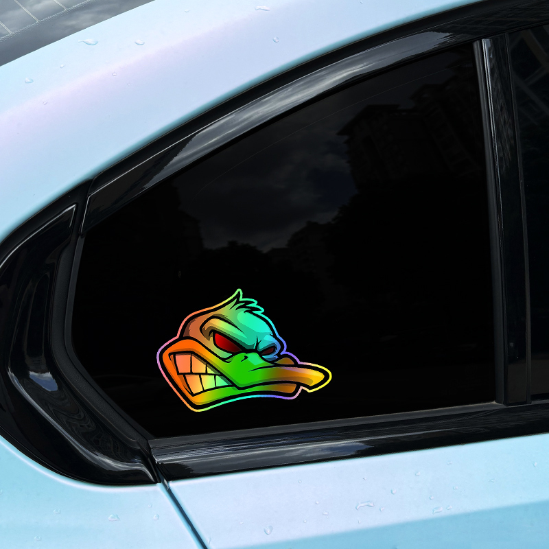 1PC Funny Cartoon Angry Duck H – Car Accessories Outside recenzja i cena