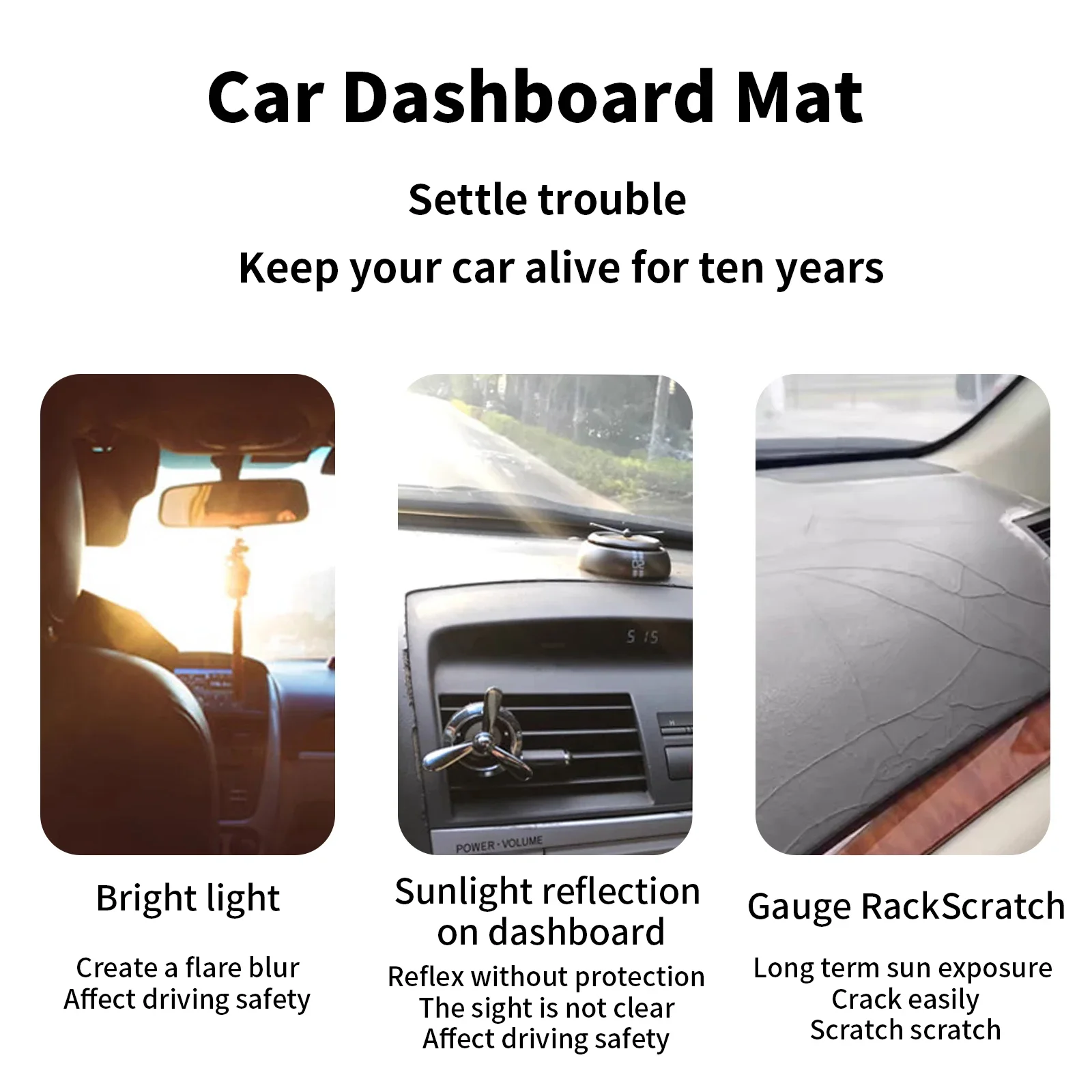 Osłona deski rozdzielczej do B – Car Anti-Slip Dashboard Mat recenzja i cena