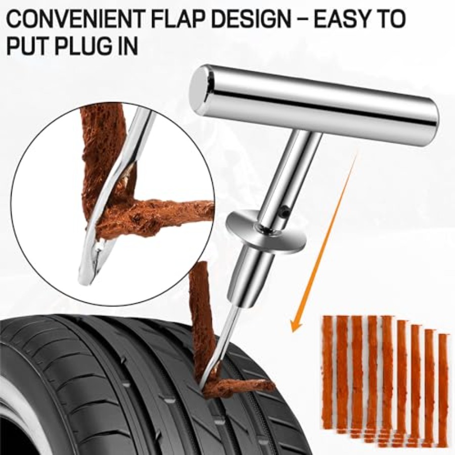 Zestaw do naprawy opon ze stal – Car Emergency Tool Kit recenzja i cena